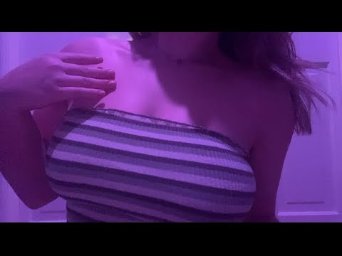 Asmr| Rubbing my body and tapping~ skin sounds 🖐️ 🦵