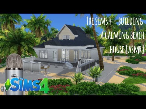 [ASMR] Relaxing Building in the Sims 4 ep.2 - Beach Home (Whispering, Mouse, Keyboard, Gameplay)
