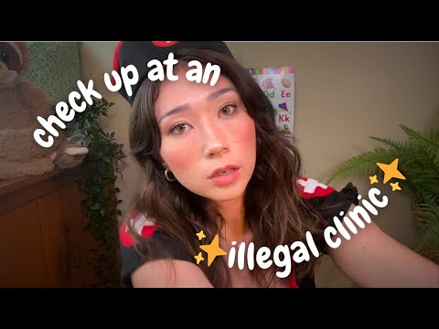 check up at an ✨illegal clinic✨ ASMR