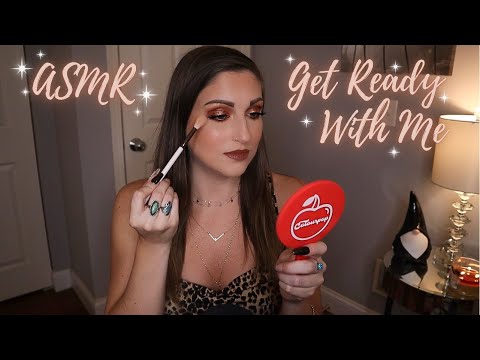 ASMR | GRWM 🤎 (Whispers, Rambles, Makeup Sounds, & Tapping)