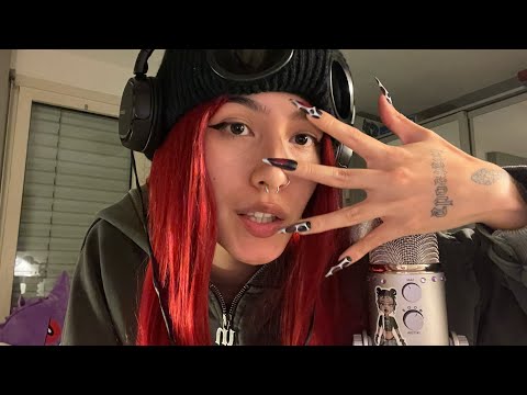 ASMR ☆ tingly mic scratching with long nails