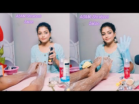 [ASMR] Relaxing Manicure And Padicure & Massage Spa Treatment Tutorial 💅🦶