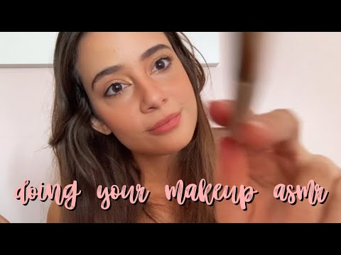 asmr doing your makeup 💄 fast paced, camera tapping, no talking version
