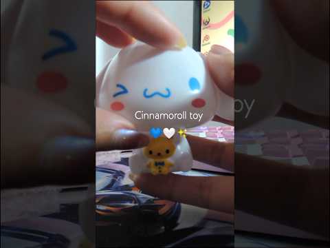 Cinnamoroll toy from shopee 💙🤍✨ #asmr #asmrsounds #sanrio #cinnamoroll #fy #viralvideo