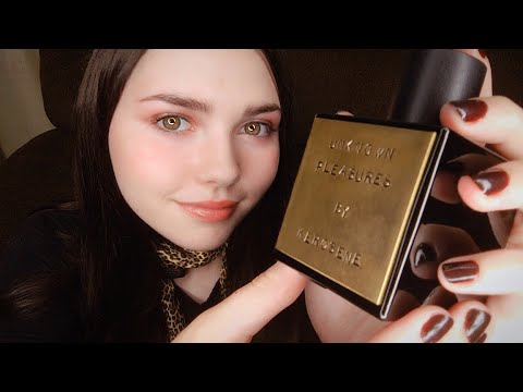ASMR Tapping On Glass Perfume Bottle 🖤