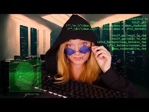 ASMR Computer Hacker RP (You’re the Computer, Typing, Gum Chewing)