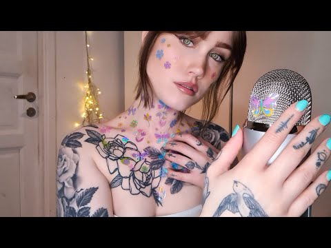 Chest Scratching And Tapping - Stickers/Temporary tattoos (Asmr)
