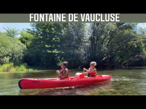 ASMR  on t’emmène faire une balade en canoë à fontaine de Vaucluse