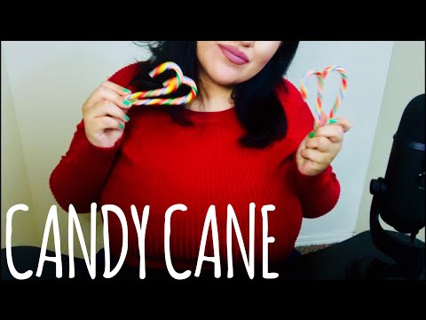 ASMR: Eating A Candy Cane | Crunchy Sounds
