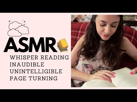 ASMR | Read With Me (Inaudible, Unintelligible, Page Turning)