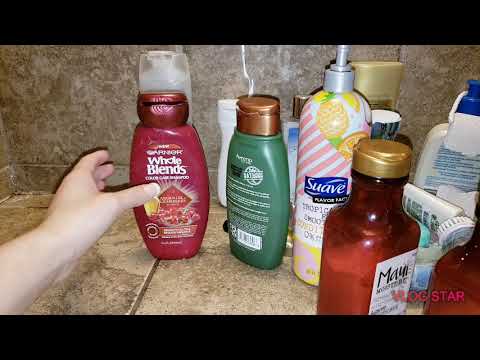 ASMR ~ Going through the Products in my Shower ~ Gentle Whispering for sleep