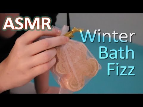 ASMR - Winter Bath Fizz - Water & UNDERwater Sounds, Fizzing, Soft Talking/Whispering, Crunching