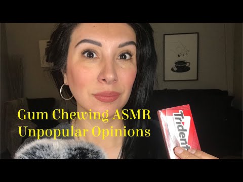 Gum Chewing ASMR | whispered Unpopular Opinions of Reddit