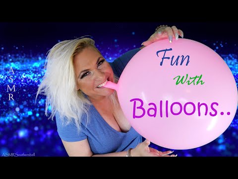 asmr fun time with balloons