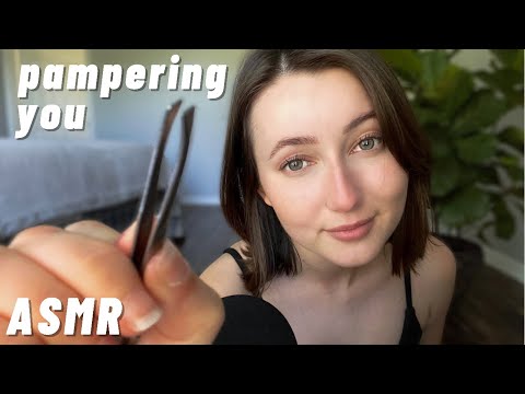 ASMR Taking Care of You ~ Pampering, Plucking & lotsss of Personal Attention [RP]