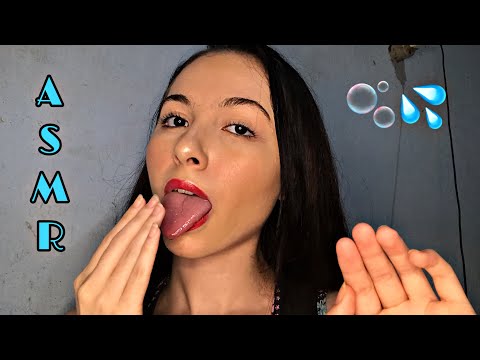 ASMR - SPIT PAINTING PART 2 + MOUTH SOUNDS!!!