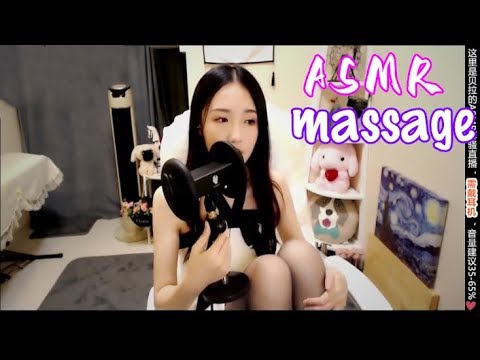 ASMR Bella | ear licking and massage, wash hair and knock the glass