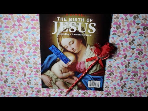 GOD'S PROMISE ASMR READING TIME MAGAZINE THE BIRTH OF JESUS