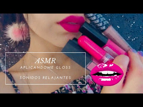ASMR/ Sonidos de gloss/ Probándome labiales 💄/ Sonidos relajantes/ ASMR en español/ Andrea ASMR 🦋