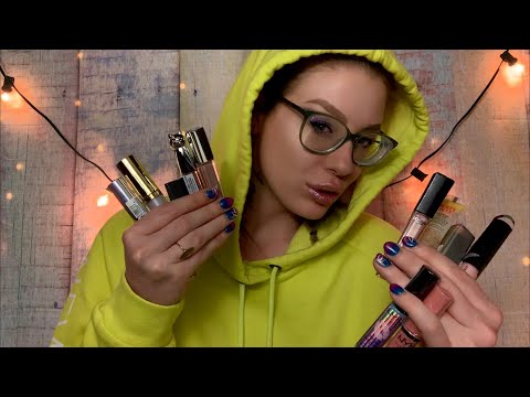 ASMR Buying & Trying EVERY LipGloss @ My Local Drugstore