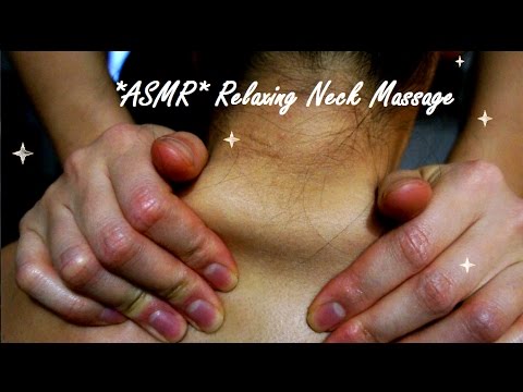 ASMR DEEP TISSUE NECK MASSAGE (test video)