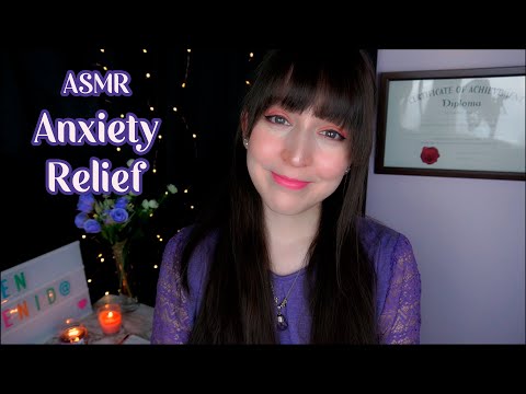 ⭐ASMR Anxiety Relief, Breathing & Meditation (Psychologist Roleplay, Soft Spoken)