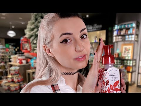 ASMR | Holiday Bath & Body Works Lady Helps You Impress Your In-Laws