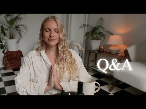 ASMR whispered 😴 cozy Q&A (& announcement)