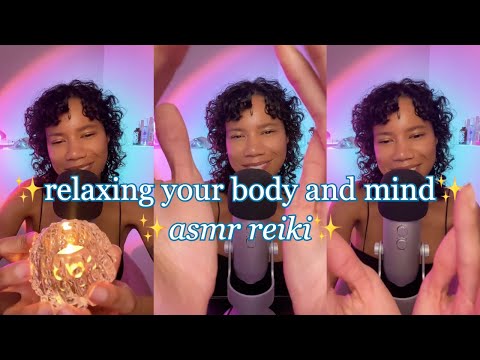 No More Anxiety, Just Tingles 😌✨ ASMR Reiki for Deep Relaxation | Brushing, Rattle, Hand Movements