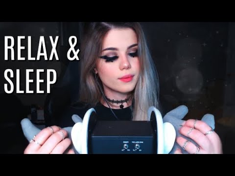 ASMR ♡ Relax and fall asleep with me ♡ NO TALKING ♡ BRUSHES, EAR MASSAGE, SPONGES AND MORE