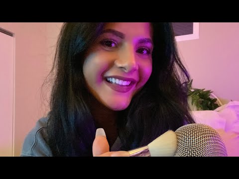 ASMR Close-up Whispering, Tapping, Triggers (Blue Yeti)