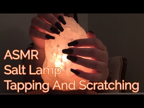 ASMR Salt Lamp Tapping And Scratching