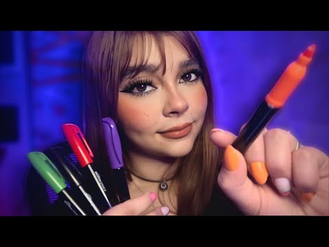 ASMR | Drawing on your face ✍️ (Fall Asleep In Seconds)