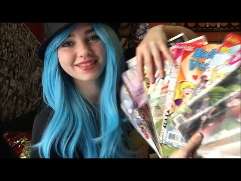📚Comic Book ASMR Request & Showing you my new comics!