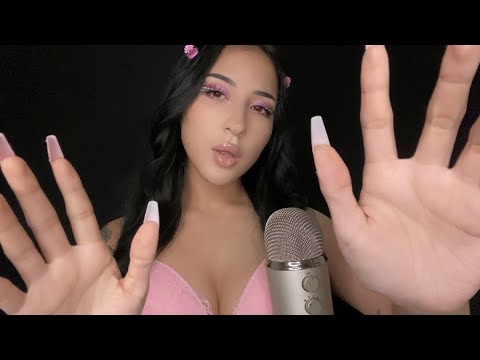 ASMR Triggers for Sleep 💗 Positive Affirmations, Fabric Scratching, Tapping, & Lipgloss Application