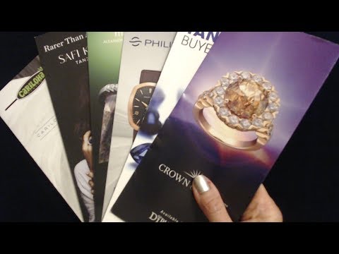 ASMR Whisper | Jewelry Brochures Show & Tell
