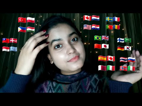 ASMR "Love Yourself" in 35+ Different Languages with Tingly Mouth Sounds