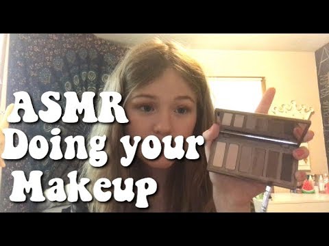 ASMR doing your makeup rolepay