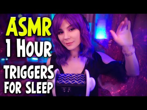 ASMR 1 Hour Triggers for Sleep 😴 Hand Sounds, Ear Massage, Latex Gloves, Tk Tk, Brushing and more