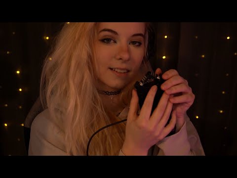 ASMR | new microphone whispering & testing sounds