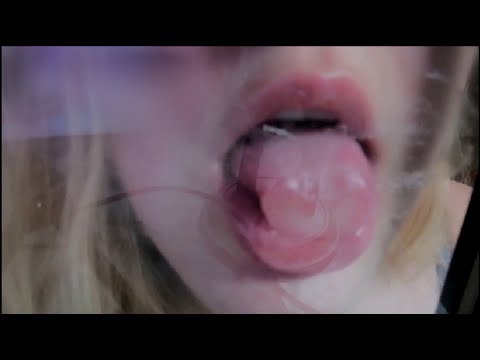 ASMR Kisses/Licking On Glass | Mouth Sounds