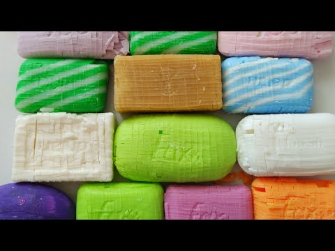 So satisfying video ASMR/Soap CUBES/Relaxing sounds,no talking/Cutting soap.