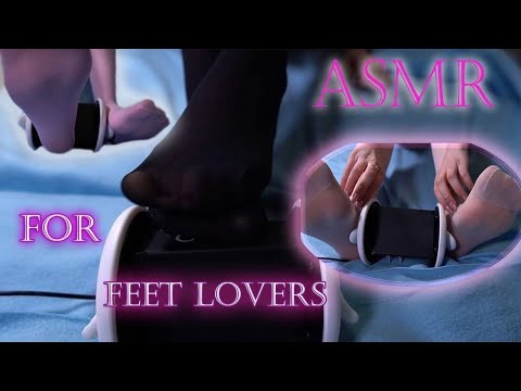 ASMR white stockings for feet lovers^^