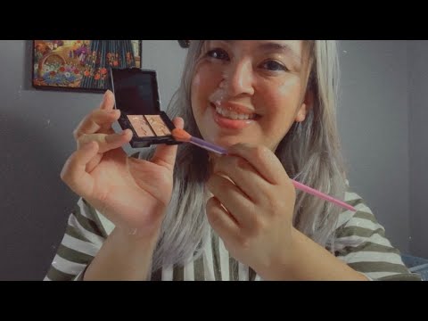 ASMR| Doing your makeup 💄- actual camera sounds 💤
