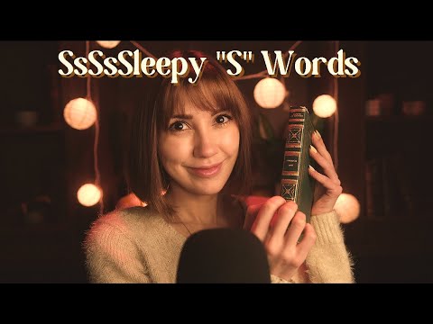 ASMR // Sleepy Spine-Tingling "S" Words and Triggers ⚔️✨📚
