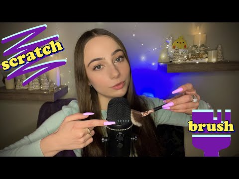 ASMR Mic Triggers 💖☆ bottom of mic attention, hangout w /me ☆💖