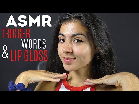 ASMR || trigger words & lipgloss
