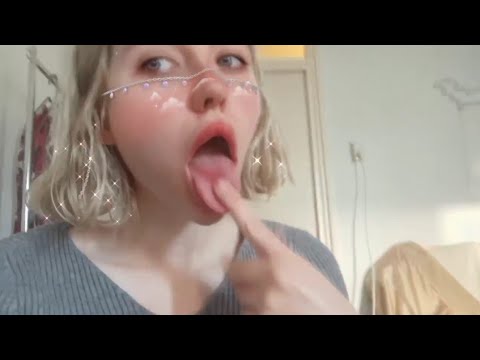 ASMR helping u getting cream out by spitpainting, hands movements, cute moan