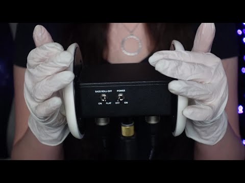 ASMR - Ear massage with latex gloves - intense and tingly - no talking