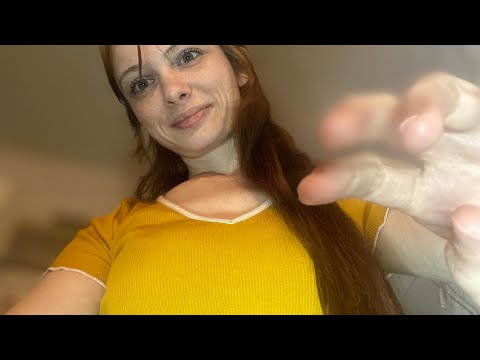 ASMR Laying on Girlfriends Lap ❤️ ASMR for MEN | GF Roleplay Face Massage